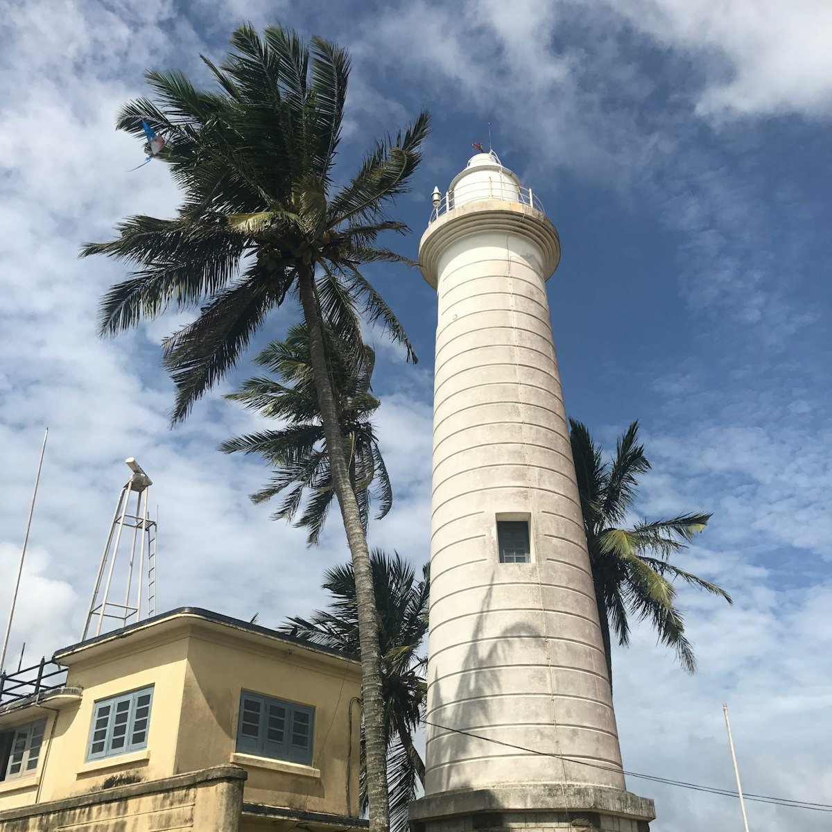 Galle Lighthouse and palms